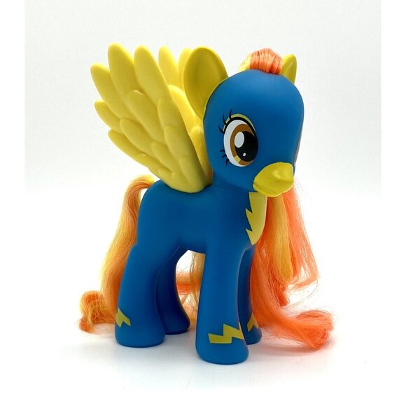 My Little Pony FIM G4 Wonderbolts Spitfire Blue Orange Yellow Lightning Bolt 6” - Picture 1 of 7